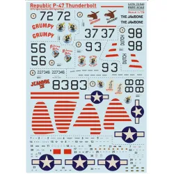 Print Scale 72-540 1/72 P-47 Thunderbolt 527th Fs 86th Fighter Group