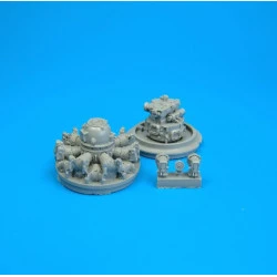 Quickboost 48013 1/48 F4f-4 Wildcat Engine For Tamiya Accessories Kit