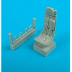 Quickboost 48025 1/48 He 162 Ejection Seat With Safety Belts For Italeri
