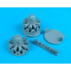 Quickboost 48055 1/48 P-61 Black Widow Engines For Monogram Accessories Kit