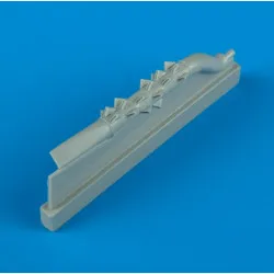 Quickboost 48088 1/48 Fairey Swordfish Mk. I Exhaust For Tamiya Accessories Kit