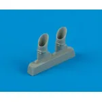 Quickboost 48103 1/48 Tbm-1/Tbm-3 Avenger Exhaust For Italeri Or Accurate Min