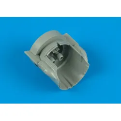 Quickboost 48124 1/48 Fw 190a-5/A-6 Trop Cowling With Exhaust For Eduard