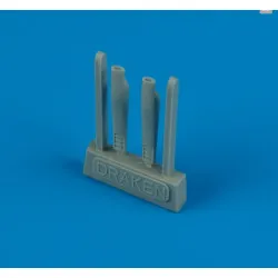 Quickboost 48188 1/48 J-35 Draken Air Scoops For Hasegawa Accessories For Aircraft