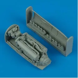 Quickboost 48195 1/48 P-40e Warhawk Engine For Hasegawa Accessories For Aircraft