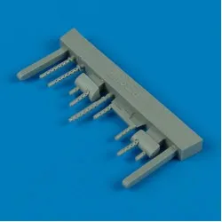 Quickboost 48200 1/48 P-39q Airacobra Gun Barrels For Hasegawa Accessories Kit