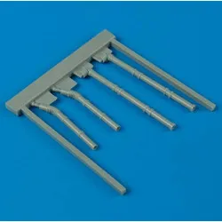 Quickboost 48217 1/48 Wellington Fuel Outlet Pipe Opened Flaps For Trumpeter