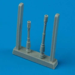 Quickboost 48222 1/48 A-4e/F Skyhawk Gun Barrels For Hasegawa Accessories Kit