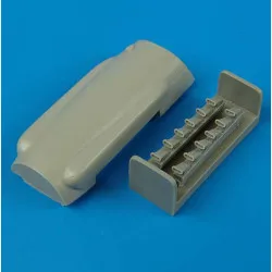 Quickboost 48229 1/48 Spitfire Mk Xiv Cowling And Exhaust For Academy