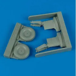 Quickboost 48260 1/48 Junkers Ju 87 Stuka Uncovered Wheels Ii For Hasegawa