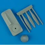 Quickboost 48268 1/48 Spitfire Mk I/Mk V De Havilland Propeller With Tool For Tamiya