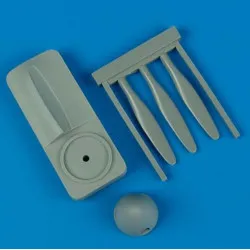 Quickboost 48268 1/48 Spitfire Mk I/Mk V De Havilland Propeller With Tool For Tamiya