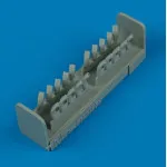 Quickboost 48306 1/48 Mosquito Exhaust For Tamiya Accessories Kit