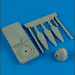 Quickboost 48387 1/48 Junkers Ju 87b/R Stuka Propeller For Hasegawa Accessories