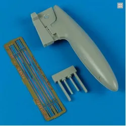 Quickboost 48427 1/48 F6f-3/5 Hellcat External Fuel Tank For Eduard Accessories