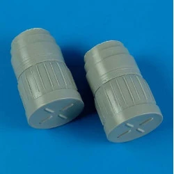 Quickboost 48454 1/48 Mig-29 Fulcrum Correct Exhaust Nozzles With Covers For Academy
