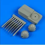 Quickboost 48589 1/48 Me 410 Propeller W/Tool For Meng Accessories Kit