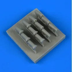 Quickboost 48755 1/48 Defiant Mk I Exhaust For Airfix Accessories For Aircraft