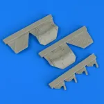 Quickboost 48798 1/48 Lockheed Martin F-22a Raptor Undercarriage Covers For Hasegawa