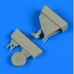 Quickboost 48805 1/48 Douglas A-1j Skyraider Tailwheel For Tamiya