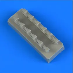 Quickboost 48821 1/48 Messerschmitt Bf-109g-6 Exhaust For Tamiya Accessories Kit
