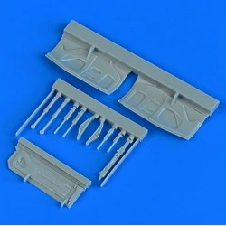 Quickboost Qb48903 1/48 General Dynamics F-16a/B Fighting Falcon Undercarriage Covers For Hasegawa