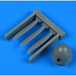 Quickboost Qb48960 1/48 Messerschmitt Bf 109f-4 Propeller For Eduard Accessories