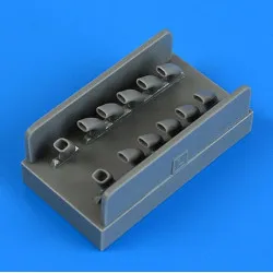 Quickboost Qb48980 1/48 Ilyushin Il-2 Stormovik Exhaust Accessories For Aircraft