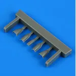 Quickboost 48984 1/48 Harrier Gr 1/Gr 3/Av-8a Air Scoops For Kinetic Accessories