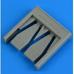 Quickboost 49172 1/48 Sepecat Jaguar Gr 1/Gr 1a Bases For Chaff And Flare Dispensers Accessories Kit