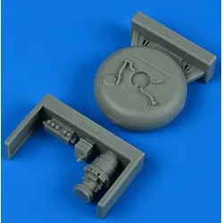 Quickboost 49178 1/48 Ah-64d Longbow Apache An/Apg-78 Fire Control Radar For Hasegawa