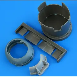 Quickboost 49227 1/48 F6f-3 Hellcat Cowling Late - Opened Flaps Accessories Kit