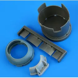 Quickboost 49228 1/48 F6f-3 Hellcat Cowling Early Closed Flaps Accessories Kit