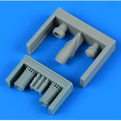 Quickboost 49253 1/48 Bf 109g-6 Dust Filter For Tamiya