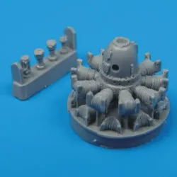 Quickboost Qb72004 1/72 Vought F4u-1 Corsair Engine For Tamiya