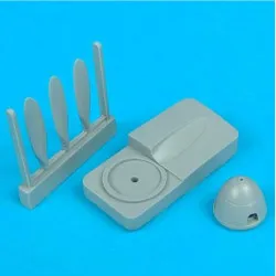 Quickboost Qb72019 1/72 Messerschmitt Bf 109g-10 Propeller W/ Tool For Revell