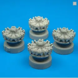 Quickboost 72026 1/72 B-17f/G Engines For Hasegawa Accessories For Aircraft
