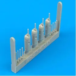Quickboost Qb72088 1/72 Martin B-26b/C Marauder Gun Barrels Accessories Kit