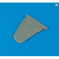 Quickboost 72131 1/72 Junkers Ju 88g Correct Tail Fin For Zvezda Accessories Kit