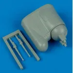 Quickboost 72205 1/72 A3d-1/A3d-2 Skywarrior Early V Tail Gun Turret For Hasegawa