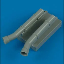 Quickboost Qb72244 1/72 Junkers Ju 87d-5n Stuka Night Exhaust Type B For Fujimi