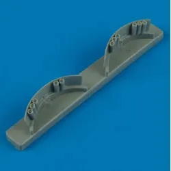 Quickboost Qb72254 1/72 Douglas A-1 Skyraider Exhaust For Hasegawa