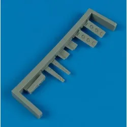 Quickboost Qb72298 1/72 Curtiss P-40 Warhawk Undercarriage Covers For Academy
