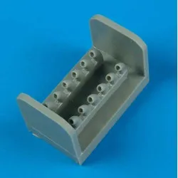 Quickboost 72361 1/72 Curtiss P-40b Exhaust For Airfix