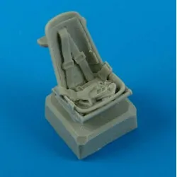 Quickboost 72401 1/72 Bf 109e Seat With Safety Belts Accessories For Aircraft