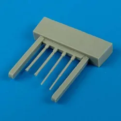 Quickboost 72402 1/72 A6m5 Zero Gun Barrels And Pitot Tube For Tamiya