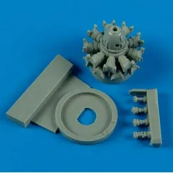 Quickboost 72404 1/72 Spitfire F Mk.22 Exhaust For Airfix Accessories Kit