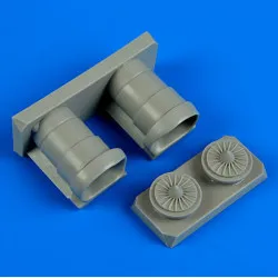 Quickboost 72438 1/72 F/A-18a/C Hornet Air Intakes For Hasegawa Accessories Kit