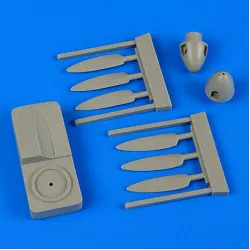 Quickboost 72439 1/72 Junkers Ju 88a-4/C-6 Propeller W/Tool For Hasegawa