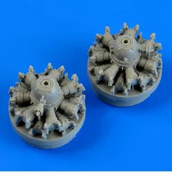Quickboost 72490 1/72 C-47 Skytrain Engines For Airfix Accessories For Aircraft